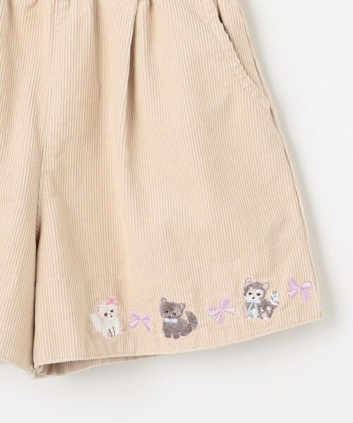 ANY / エニィ その他パンツ | ネコ刺繍 コーデュロイ ショートパンツ | 詳細17