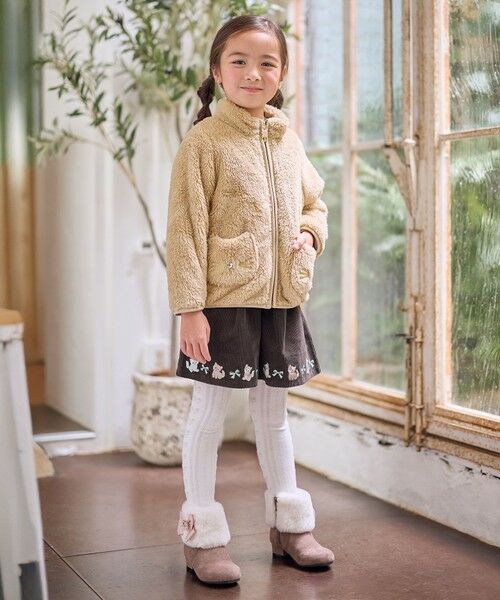 ANY / エニィ その他パンツ | ネコ刺繍 コーデュロイ ショートパンツ | 詳細4