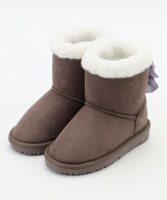 リボンフェイクムートンブーツ