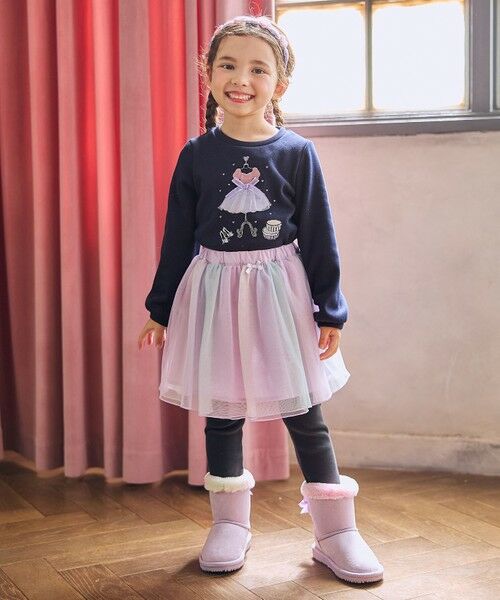 ANY / エニィ ブーツ（ロング丈） | リボンフェイクムートンブーツ | 詳細13