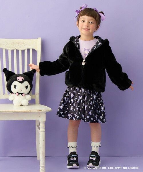 ANY / エニィ ミニ・ひざ丈スカート | 【マイメロディ＆クロミ×ANY KIDS】総柄 ティアードスカート | 詳細2