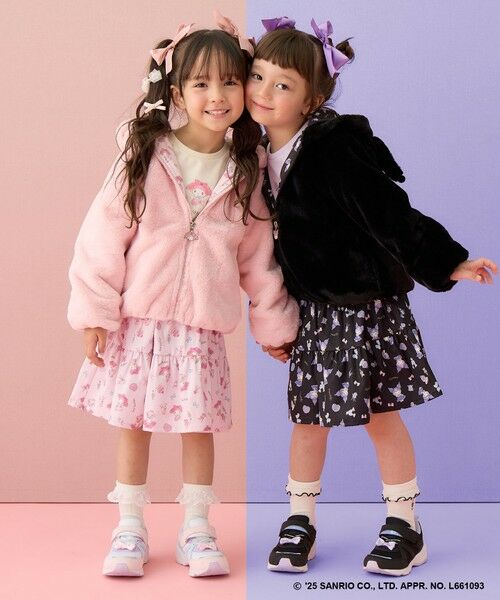 ANY / エニィ ミニ・ひざ丈スカート | 【マイメロディ＆クロミ×ANY KIDS】総柄 ティアードスカート | 詳細8