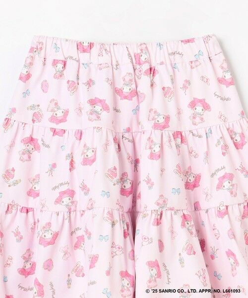 ANY / エニィ ミニ・ひざ丈スカート | 【マイメロディ＆クロミ×ANY KIDS】総柄 ティアードスカート | 詳細18