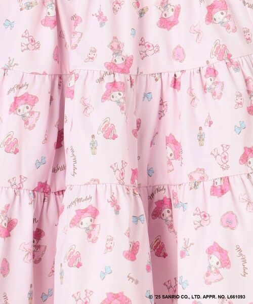 ANY / エニィ ミニ・ひざ丈スカート | 【マイメロディ＆クロミ×ANY KIDS】総柄 ティアードスカート | 詳細15
