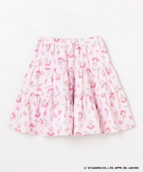 ANY / エニィ ミニ・ひざ丈スカート | 【マイメロディ＆クロミ×ANY KIDS】総柄 ティアードスカート | 詳細16