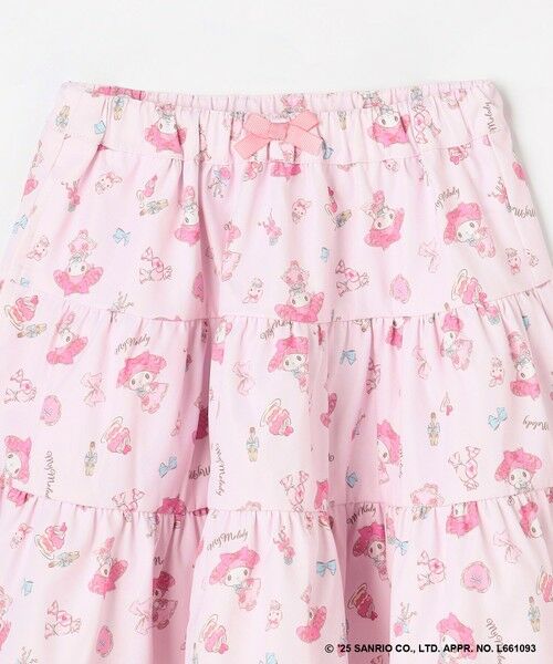 ANY / エニィ ミニ・ひざ丈スカート | 【マイメロディ＆クロミ×ANY KIDS】総柄 ティアードスカート | 詳細17