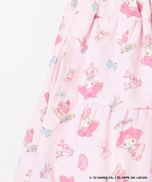 ANY / エニィ ミニ・ひざ丈スカート | 【マイメロディ＆クロミ×ANY KIDS】総柄 ティアードスカート | 詳細20