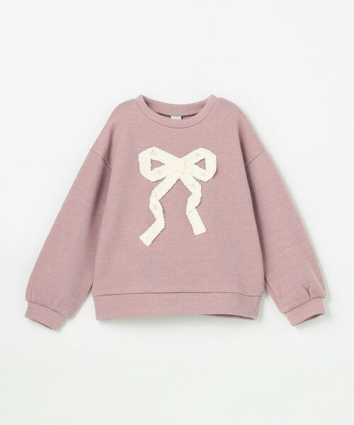 ANY / エニィ スウェット | リボン ニットソー トレーナー | 詳細4