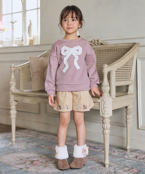 ANY / エニィ スウェット | リボン ニットソー トレーナー | 詳細2