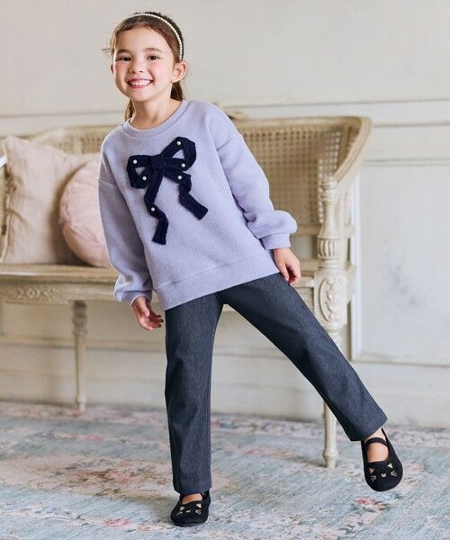 ANY / エニィ スウェット | リボン ニットソー トレーナー | 詳細14