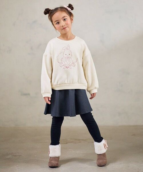 ANY / エニィ スウェット | アニマル刺繍 裏シャギー トレーナー | 詳細1