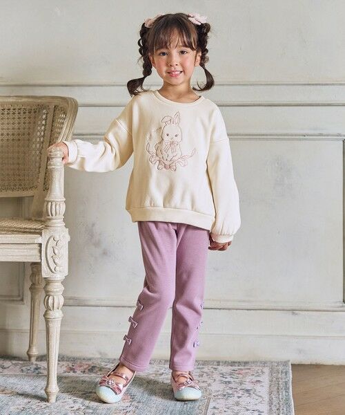 ANY / エニィ スウェット | アニマル刺繍 裏シャギー トレーナー | 詳細3