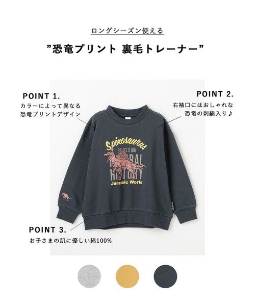 ANY / エニィ スウェット | 恐竜プリント 裏毛トレーナー | 詳細6