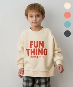 ロゴプリント トレーナー