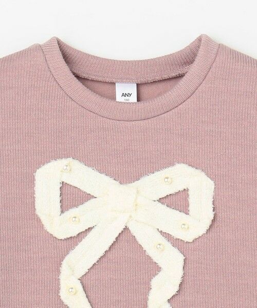 ANY / エニィ スウェット | リボン ニットソー トレーナー | 詳細7
