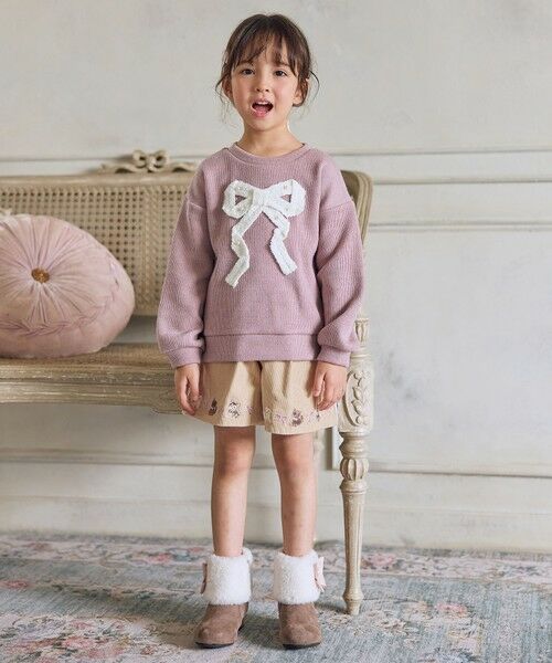 ANY / エニィ スウェット | リボン ニットソー トレーナー | 詳細3