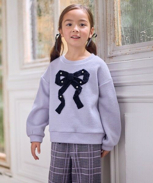 ANY / エニィ スウェット | リボン ニットソー トレーナー | 詳細11