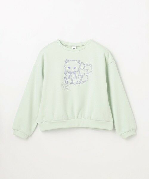 ANY / エニィ スウェット | アニマル刺繍 裏シャギー トレーナー | 詳細13