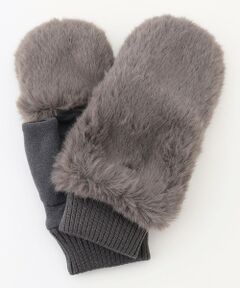 ANY / エニィ 手袋 | カバー付きファーグローブ