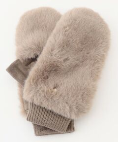 ANY / エニィ 手袋 | カバー付きファーグローブ