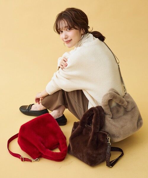 ANY / エニィ ショルダーバッグ | カラーファーバッグ | 詳細2