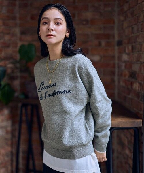 ANY / エニィ ニット・セーター | 刺繍ロゴニット | 詳細2