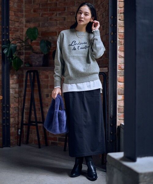 ANY / エニィ ニット・セーター | 刺繍ロゴニット | 詳細5