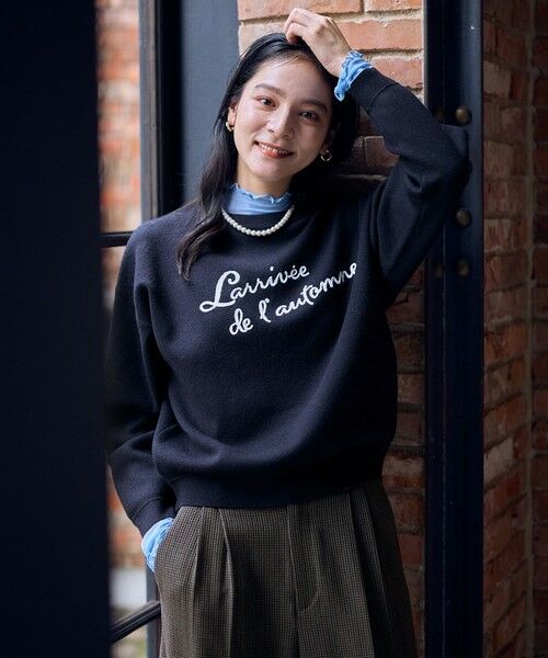 ANY / エニィ ニット・セーター | 刺繍ロゴニット | 詳細23