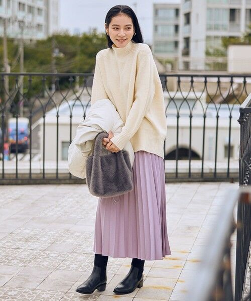 ANY / エニィ ニット・セーター | 【LEE掲載】ハイネックウィンターニット | 詳細1