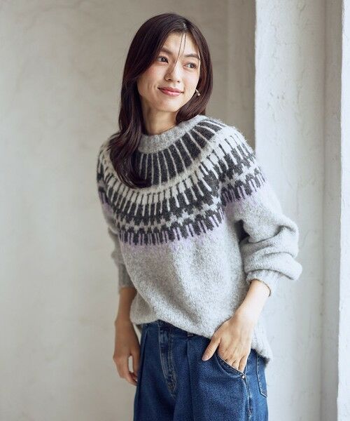 ANY / エニィ ニット・セーター | ノルディックパターンニット | 詳細5