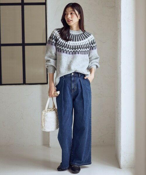 ANY / エニィ ニット・セーター | ノルディックパターンニット | 詳細7