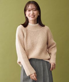 ANY / エニィ ニット・セーター | 【5色展開】バイカラーMIXニット