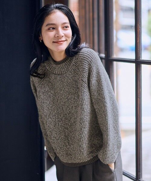 ANY / エニィ ニット・セーター | 【5色展開】バイカラーMIXニット | 詳細2