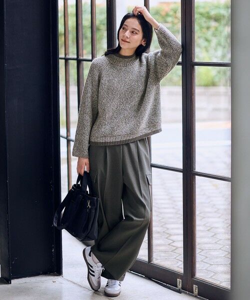 ANY / エニィ ニット・セーター | 【5色展開】バイカラーMIXニット | 詳細4