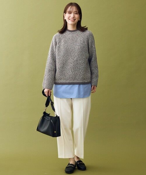 ANY / エニィ ニット・セーター | 【5色展開】バイカラーMIXニット | 詳細6