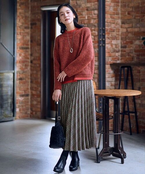 ANY / エニィ ニット・セーター | 【5色展開】バイカラーMIXニット | 詳細10