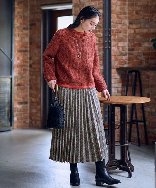 ANY / エニィ ニット・セーター | 【5色展開】バイカラーMIXニット | 詳細11