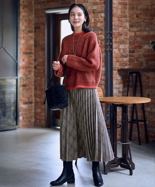 ANY / エニィ ニット・セーター | 【5色展開】バイカラーMIXニット | 詳細12