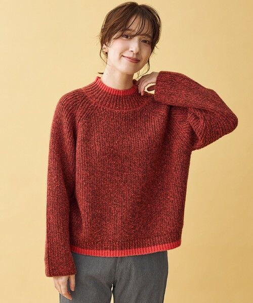 ANY / エニィ ニット・セーター | 【5色展開】バイカラーMIXニット | 詳細13