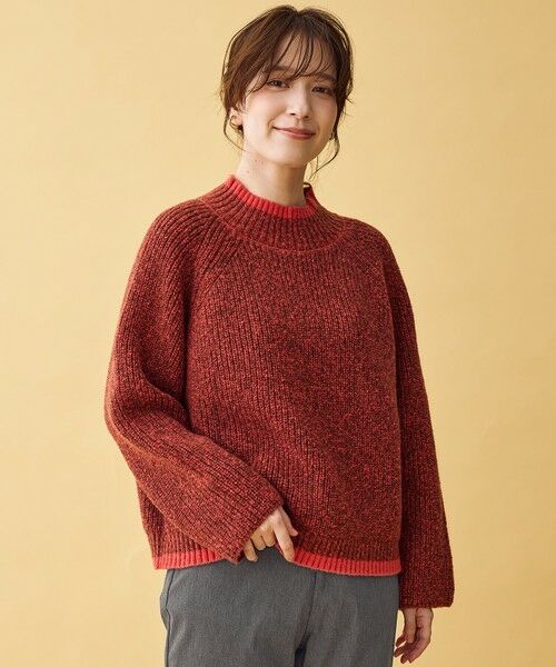 ANY / エニィ ニット・セーター | 【5色展開】バイカラーMIXニット | 詳細14