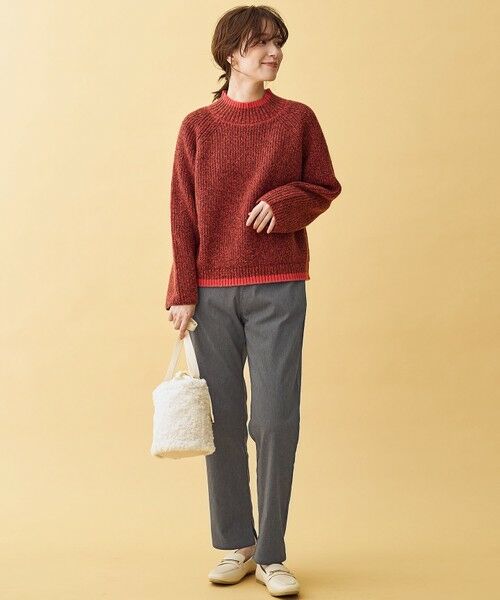 ANY / エニィ ニット・セーター | 【5色展開】バイカラーMIXニット | 詳細15