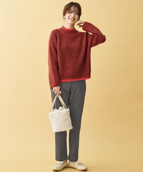 ANY / エニィ ニット・セーター | 【5色展開】バイカラーMIXニット | 詳細16