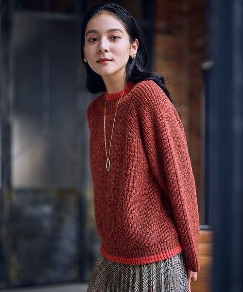 ANY / エニィ ニット・セーター | 【5色展開】バイカラーMIXニット | 詳細9