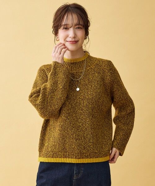 ANY / エニィ ニット・セーター | 【5色展開】バイカラーMIXニット | 詳細24