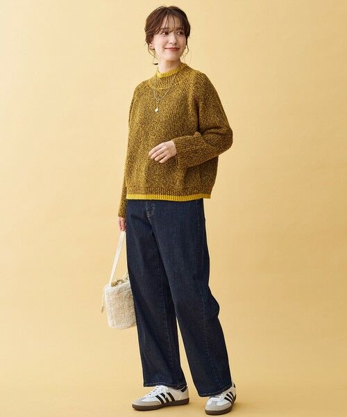 ANY / エニィ ニット・セーター | 【5色展開】バイカラーMIXニット | 詳細26