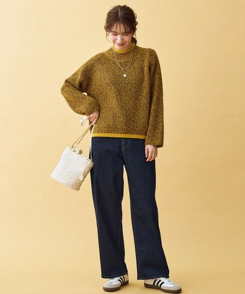 ANY / エニィ ニット・セーター | 【5色展開】バイカラーMIXニット | 詳細27