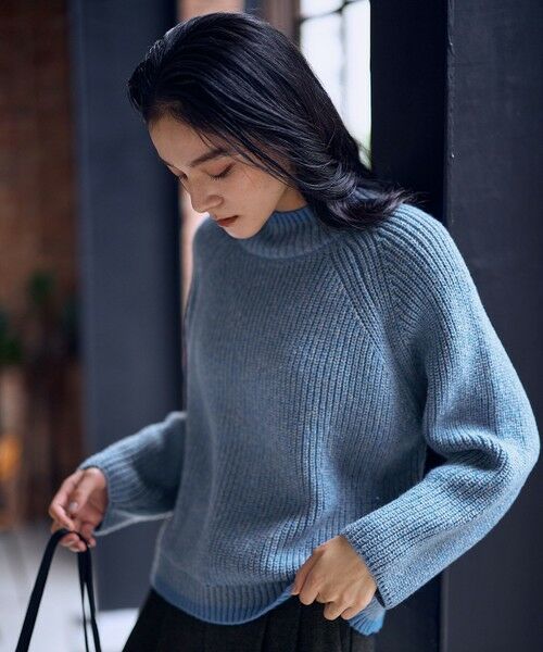 ANY / エニィ ニット・セーター | 【5色展開】バイカラーMIXニット | 詳細29