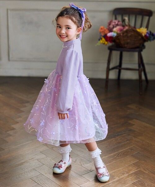 ANY / エニィ ロング・マキシ丈ワンピース | フラワーチュール ドッキングワンピース | 詳細8