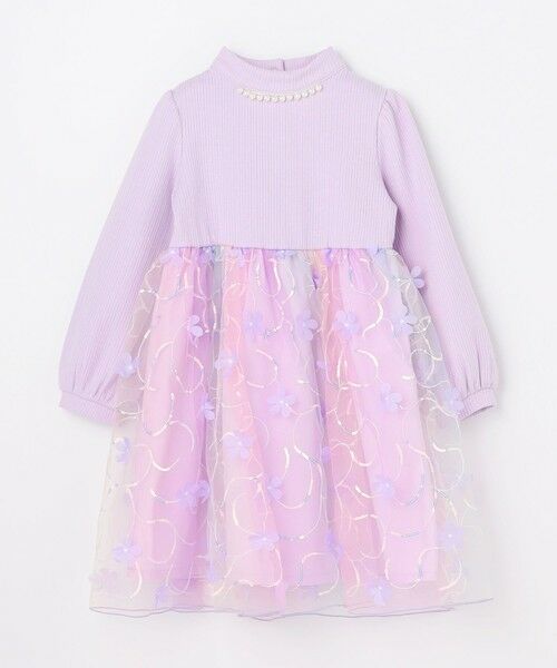 ANY / エニィ ロング・マキシ丈ワンピース | フラワーチュール ドッキングワンピース | 詳細10