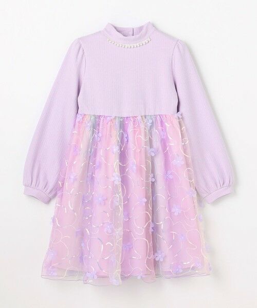 ANY / エニィ ロング・マキシ丈ワンピース | フラワーチュール ドッキングワンピース | 詳細10